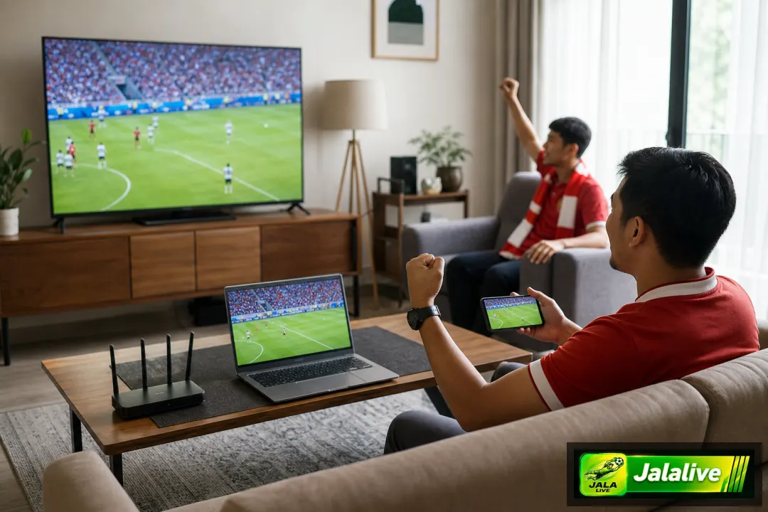 Ilustrasi sepak bola Jalalive